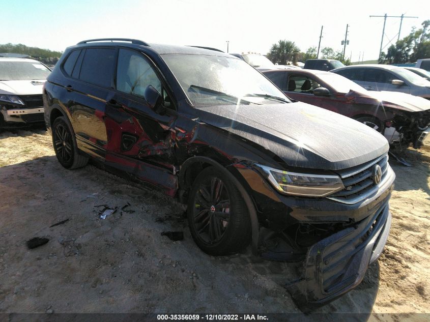 2022 VOLKSWAGEN TIGUAN SE R-LINE BLACK VIN: 3VVCB7AX5NM064942
