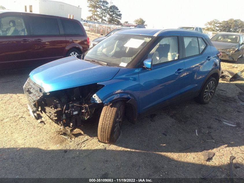 2021 NISSAN KICKS SV VIN: 3N1CP5CV2ML521889