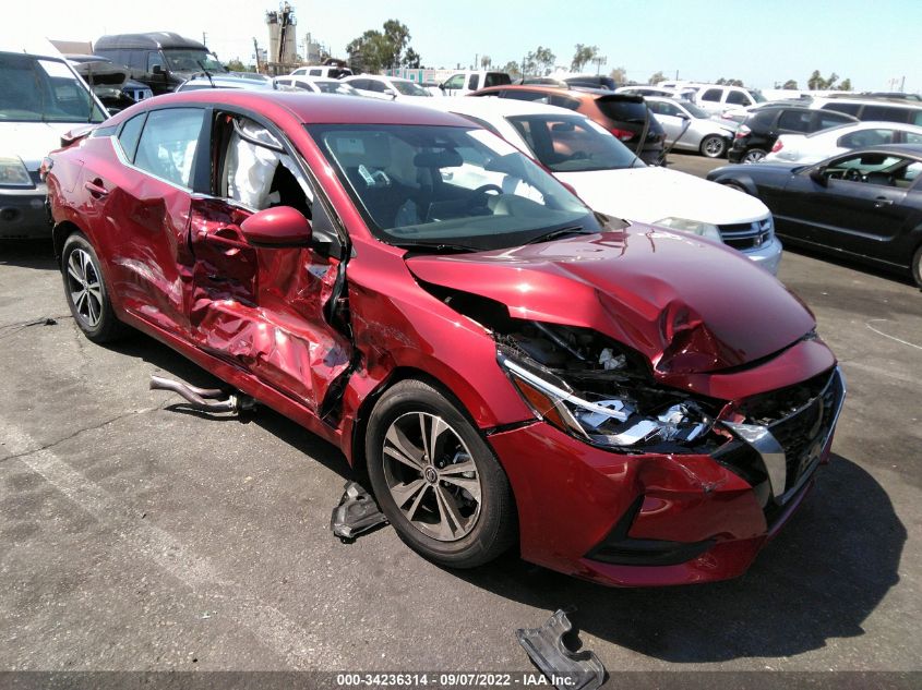 2022 NISSAN SENTRA SV VIN: 3N1AB8CV9NY272258