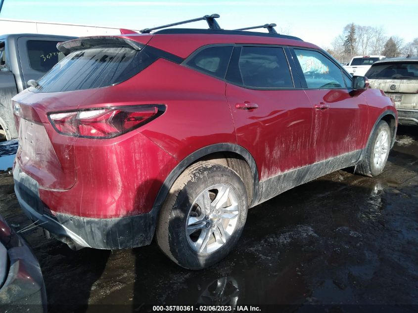 2022 CHEVROLET BLAZER LT VIN: 3GNKBJRS4NS158927