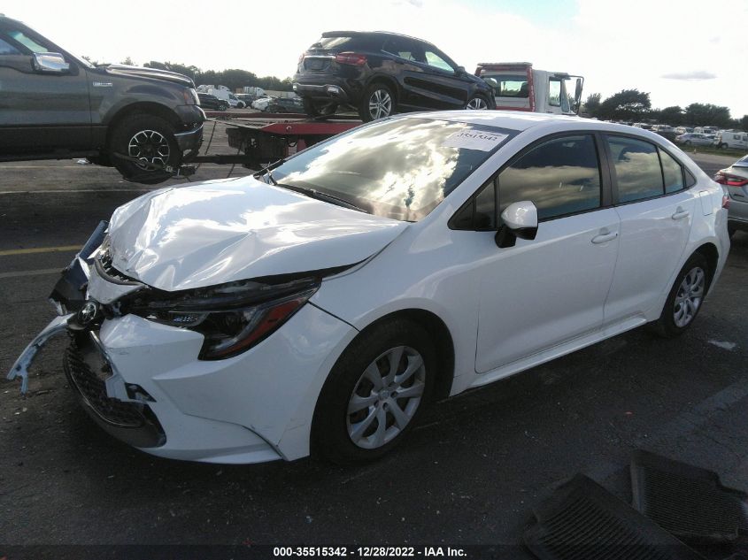 2022 TOYOTA COROLLA LE VIN: JTDEPMAE1N3023831