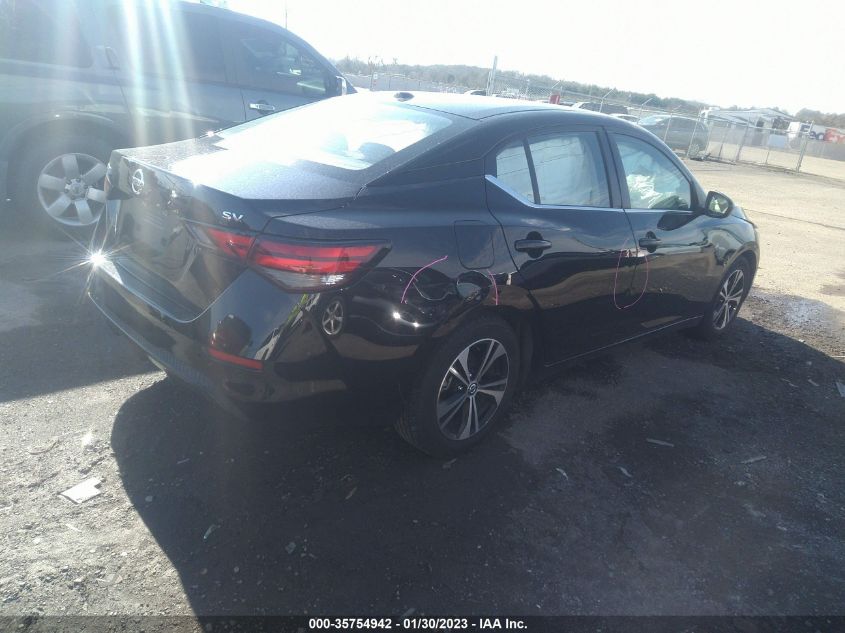 2022 NISSAN SENTRA SV VIN: 3N1AB8CV2NY258539