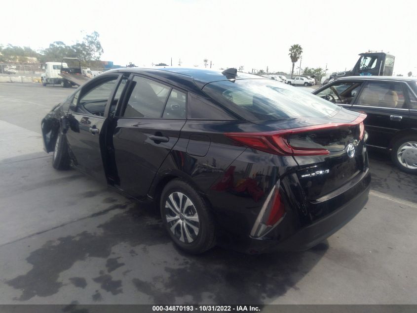 2021 TOYOTA PRIUS PRIME LE/XLE/LIMITED VIN: JTDKAMFP8M3190992