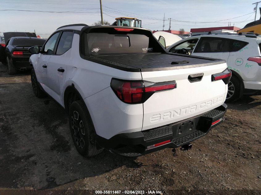 2022 HYUNDAI SANTA CRUZ SEL VIN: 5NTJC4AE5NH009334