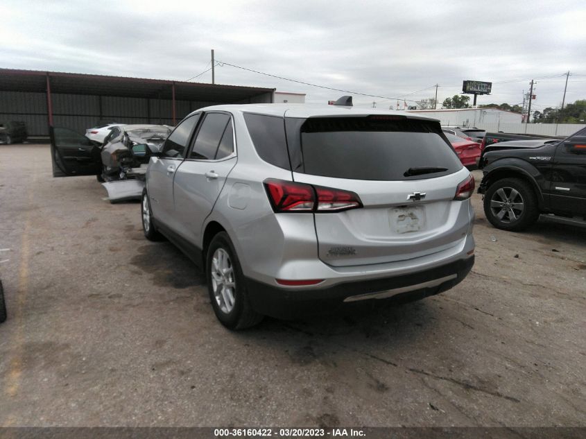 2022 CHEVROLET EQUINOX LT VIN: 3GNAXKEV2NL103826