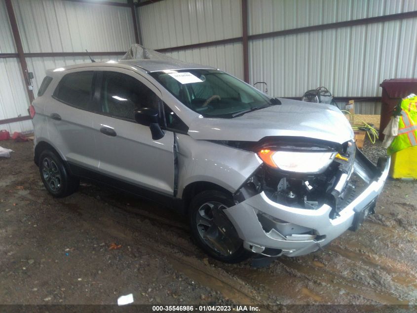 2020 FORD ECOSPORT S VIN: MAJ3S2FE6LC317778
