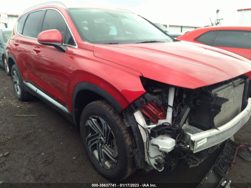 2022 HYUNDAI SANTA FE SEL VIN: 5NMS2DAJ3NH475439