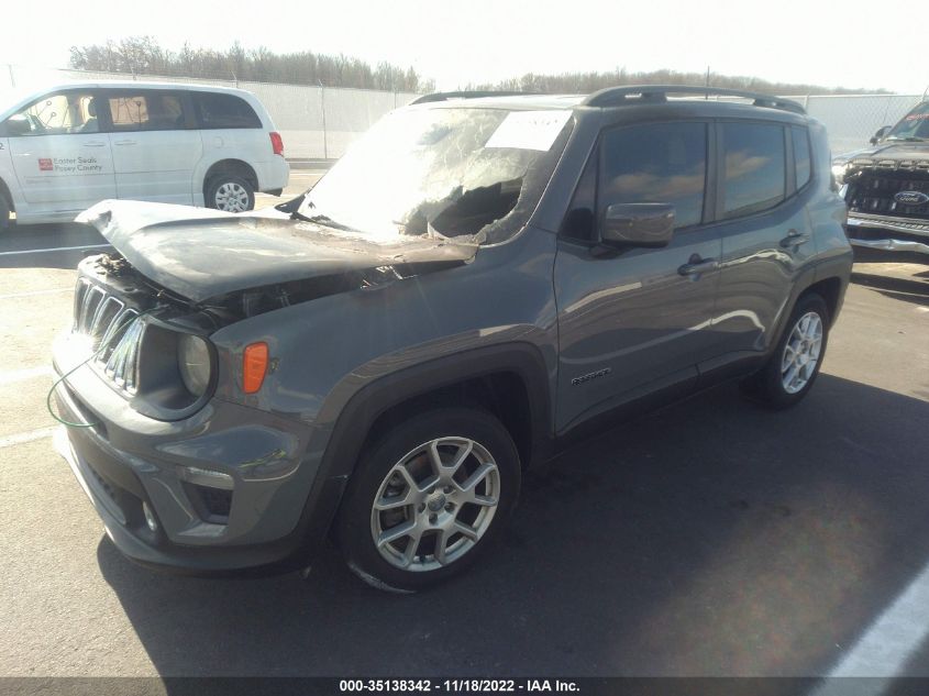 2020 JEEP RENEGADE LATITUDE VIN: ZACNJABB7LPL29104