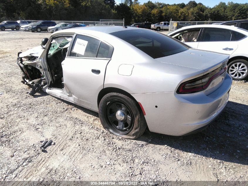 2021 DODGE CHARGER POLICE VIN: 2C3CDXAT7MH558758