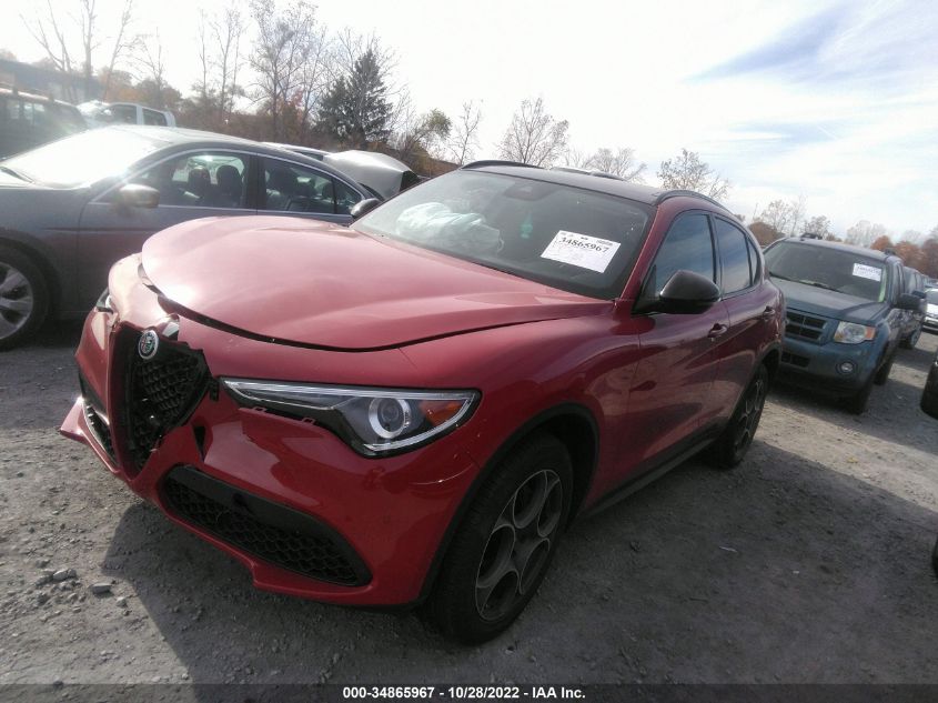 2021 ALFA ROMEO STELVIO VIN: ZASPAKAN7M7D17778