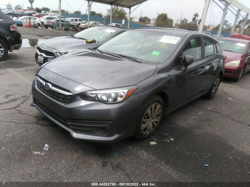 2022 SUBARU IMPREZA VIN: 4S3GTAB61N3710088
