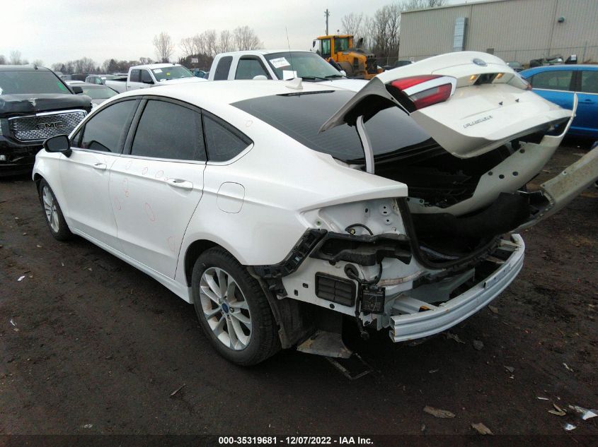 2020 FORD FUSION SE VIN: 3FA6P0HD2LR232879
