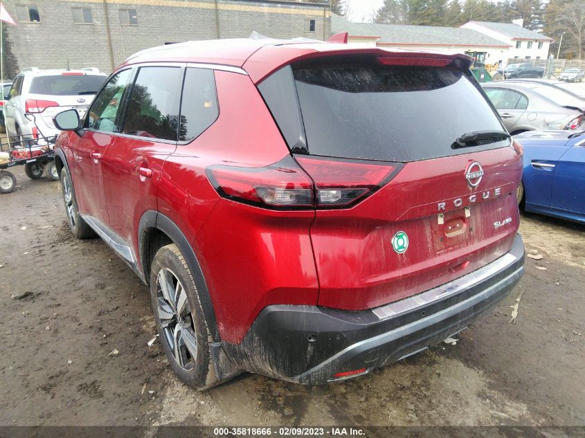 2022 NISSAN ROGUE SL VIN: 5N1BT3CB7NC687882