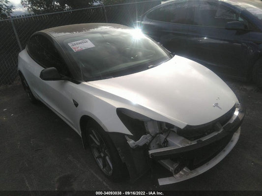 2021 TESLA MODEL 3 STANDARD RANGE PLUS VIN: 5YJ3E1EAXMF867788