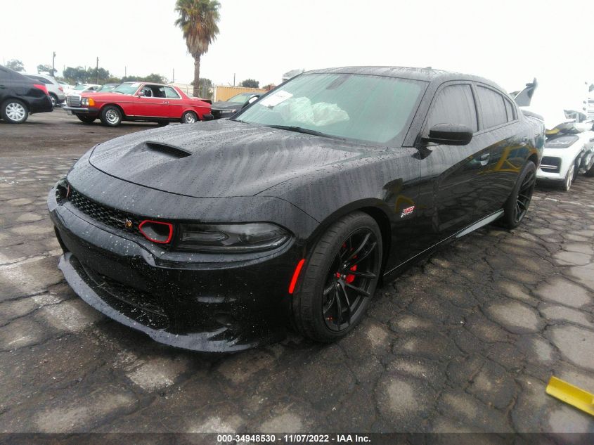 2021 DODGE CHARGER SCAT PACK VIN: 2C3CDXGJ8MH569225