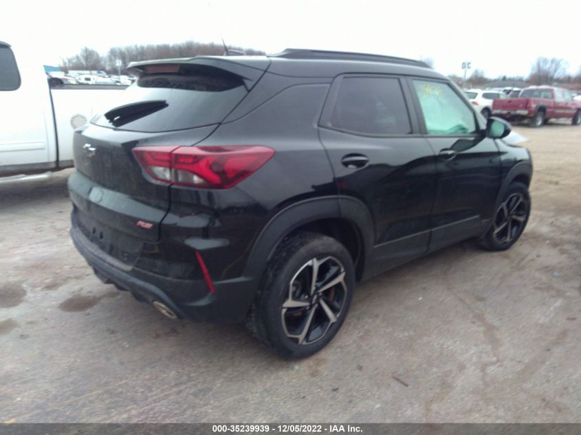 2021 CHEVROLET TRAILBLAZER RS VIN: KL79MUSL8MB025794