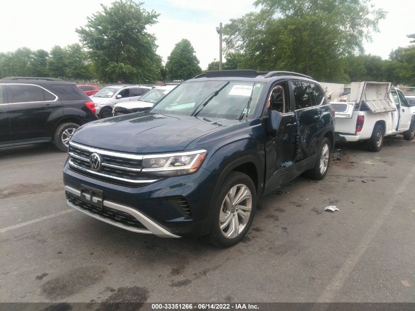 2021 VOLKSWAGEN ATLAS 3.6L V6 SE W/TECHNOLOGY VIN: 1V2KR2CA6MC543256