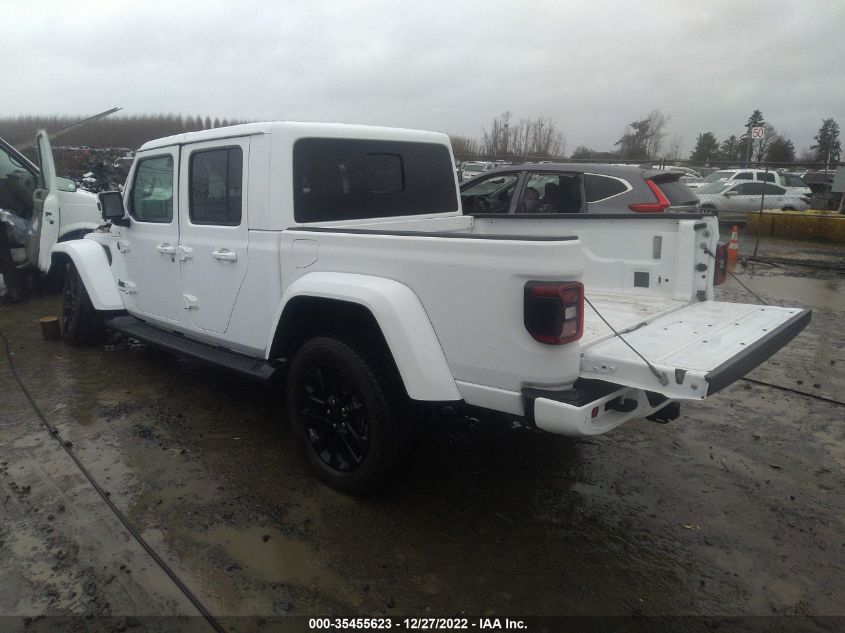 2021 JEEP GLADIATOR HIGH ALTITUDE VIN: 1C6HJTFG1ML587357