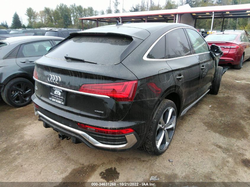 2021 AUDI Q5 SPORTBACK PREMIUM PLUS VIN: WA15AAFY1M2114390