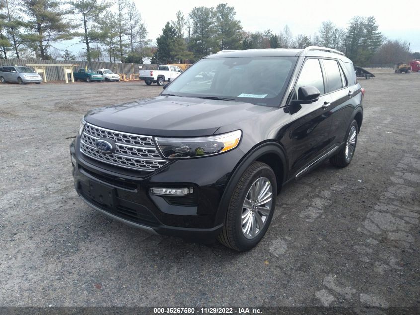 2022 FORD EXPLORER LIMITED VIN: 1FM5K8FW9NNA09344