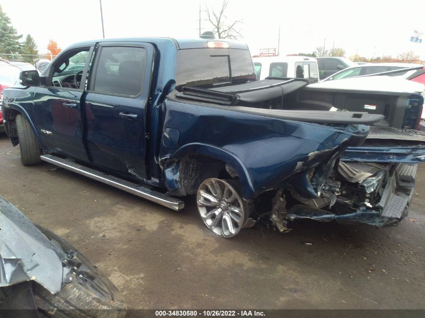 2021 RAM 1500 LARAMIE VIN: 1C6SRFJTXMN509636