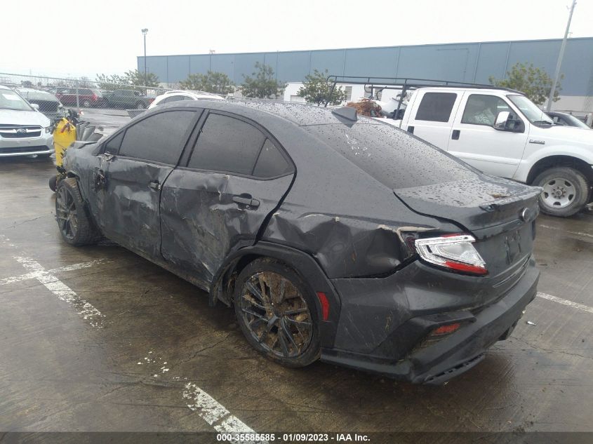 2022 SUBARU WRX PREMIUM VIN: JF1VBAF64N9013392