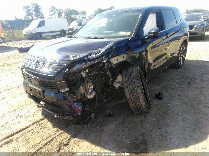 2022 MITSUBISHI OUTLANDER SE VIN: JA4J4UA86NZ030573