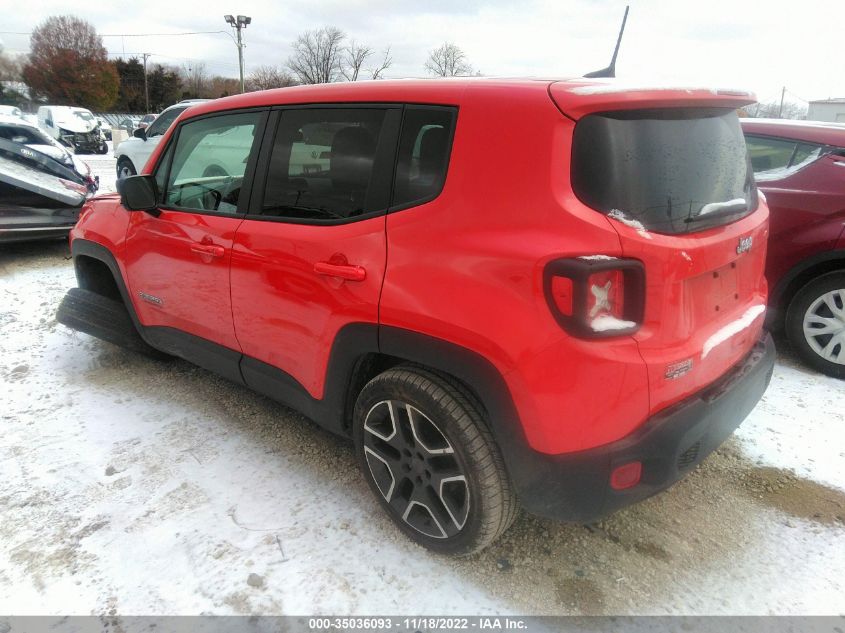 2021 JEEP RENEGADE JEEPSTER VIN: ZACNJCAB6MPM73080