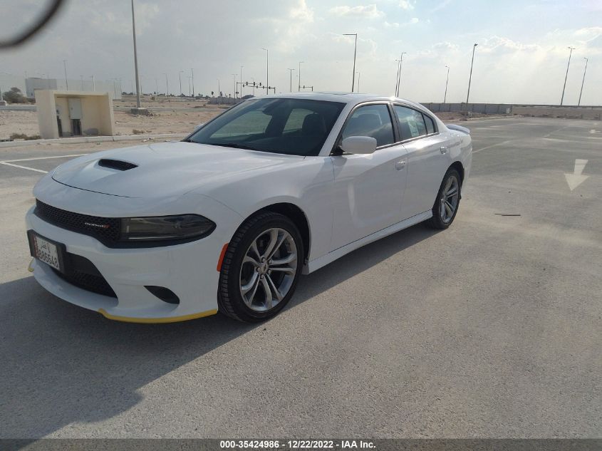 2022 DODGE CHARGER GT VIN: 2C3CDXHG9NH126344