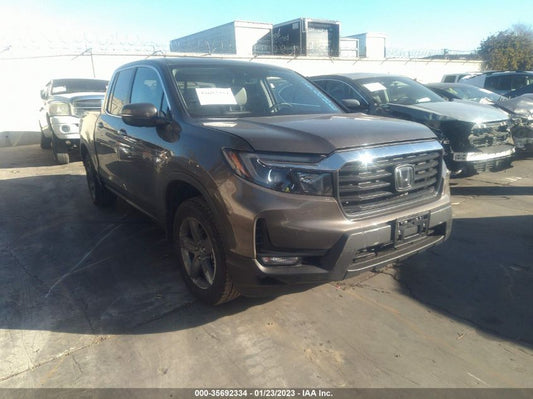 2022 HONDA RIDGELINE RTL VIN: 5FPYK3F51NB038192