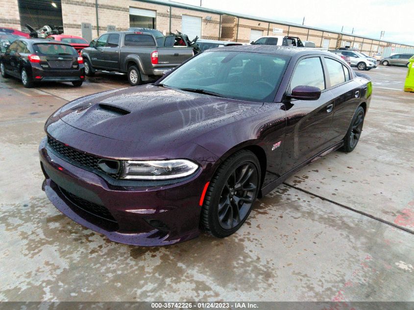 2021 DODGE CHARGER SCAT PACK VIN: 2C3CDXGJ6MH658940