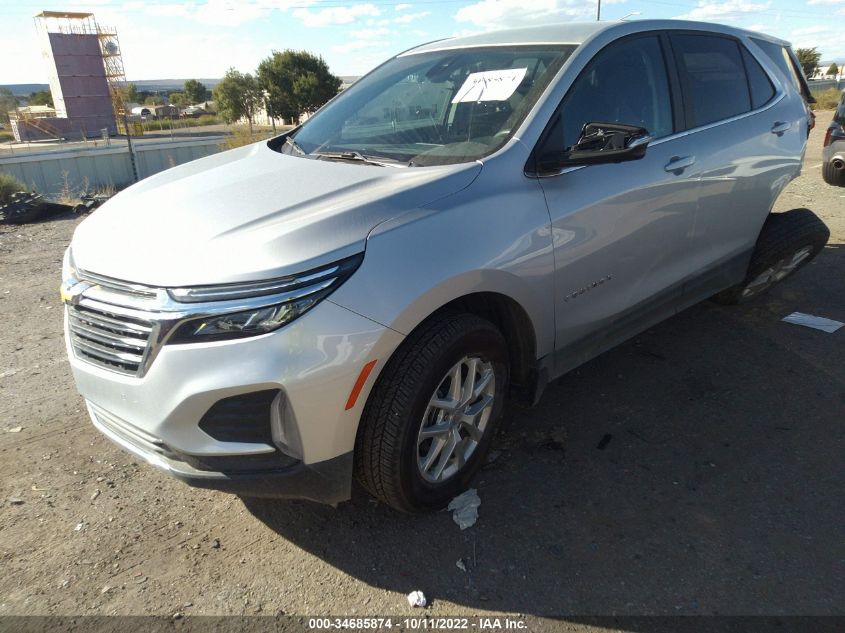 2022 CHEVROLET EQUINOX LT VIN: 3GNAXUEV8NL218989