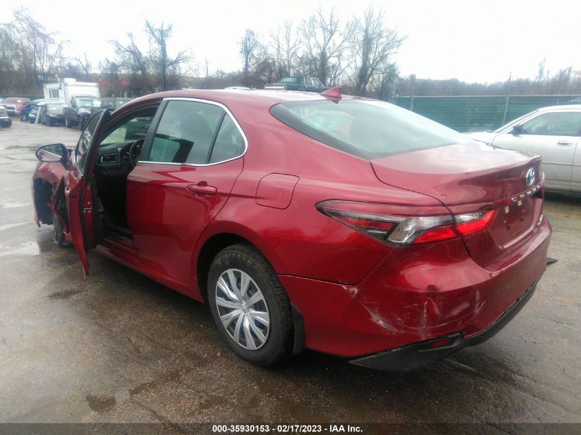 2022 TOYOTA CAMRY HYBRID LE VIN: 4T1C31AK0NU595812