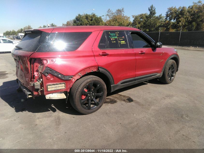 2022 FORD EXPLORER ST VIN: 1FM5K8GC4NGA74644