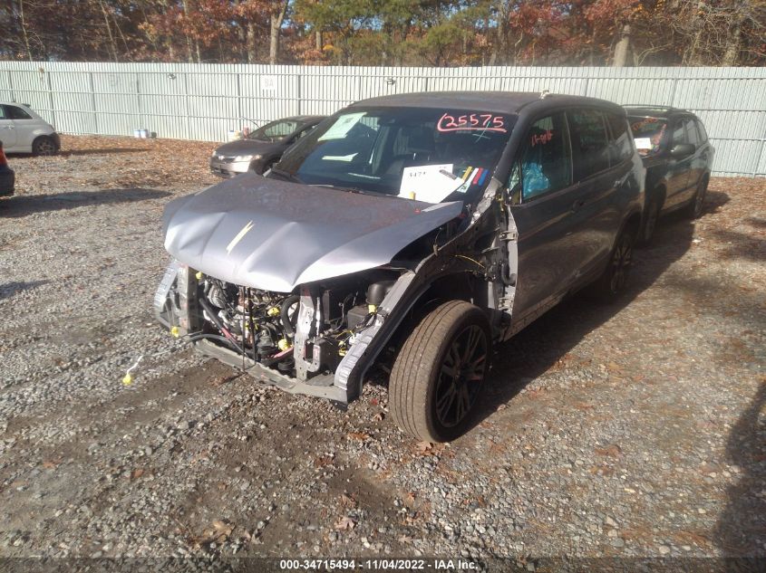 2021 HONDA PASSPORT SPORT VIN: 5FNYF8H21MB015300