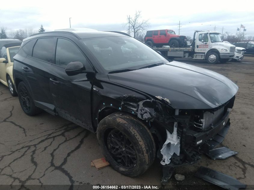 2022 HYUNDAI TUCSON N LINE VIN: KM8JFCAEXNU168822