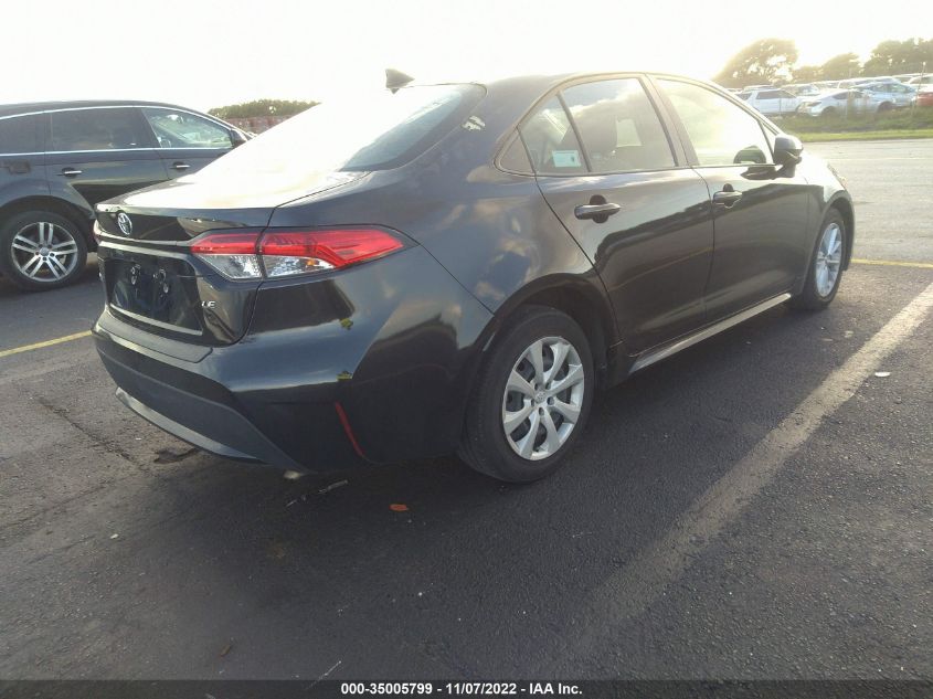 2021 TOYOTA COROLLA LE VIN: 5YFEPMAE7MP171214