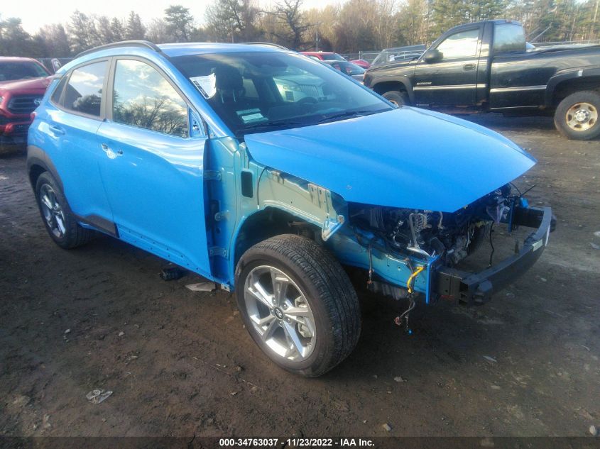 2022 HYUNDAI KONA SEL VIN: KM8K3CAB0NU898998