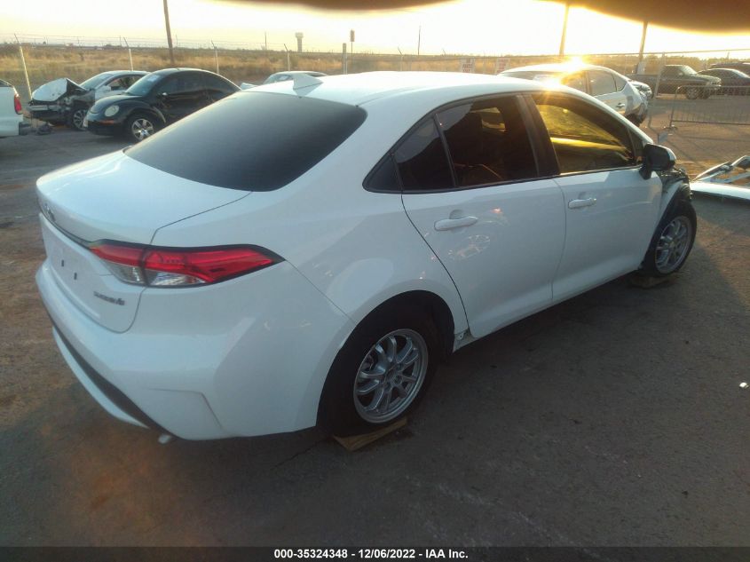 2022 TOYOTA COROLLA HYBRID LE VIN: JTDEAMDE8NJ036553