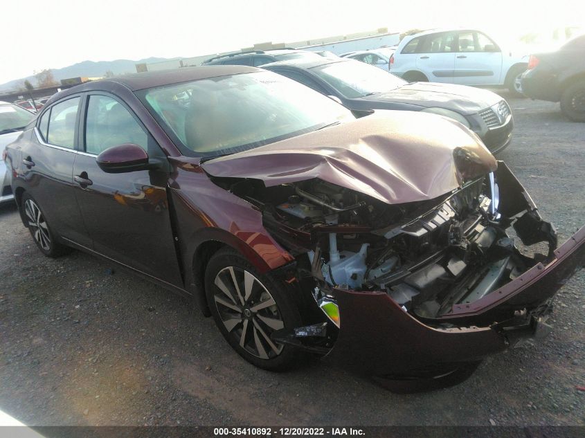 2022 NISSAN SENTRA SV VIN: 3N1AB8CV5NY217404