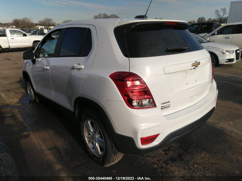 2022 CHEVROLET TRAX LS VIN: KL7CJKSM0NB524635