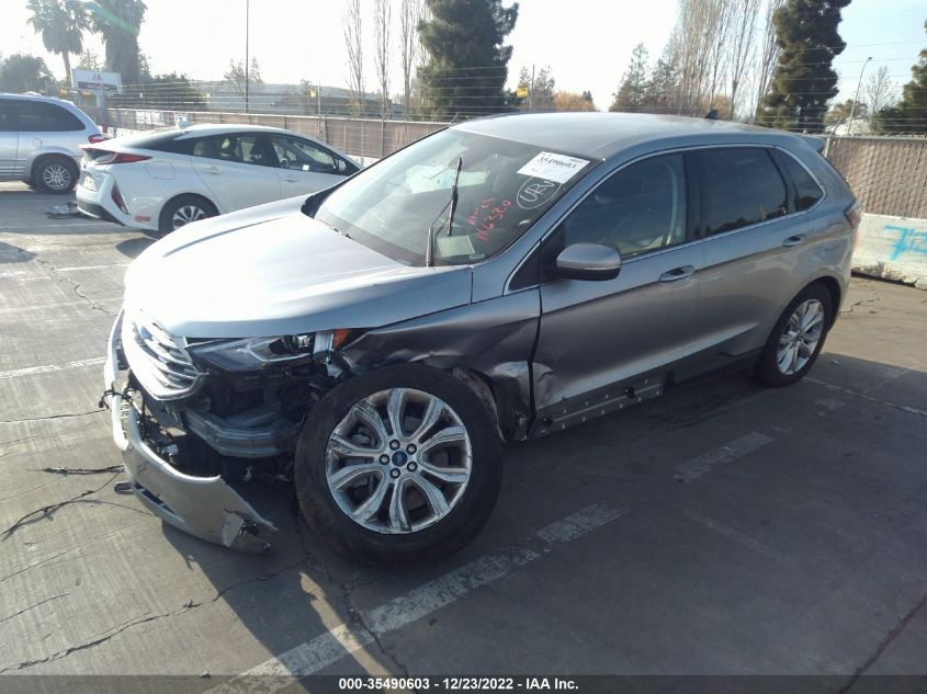 2022 FORD EDGE TITANIUM VIN: 2FMPK4K99NBA30417