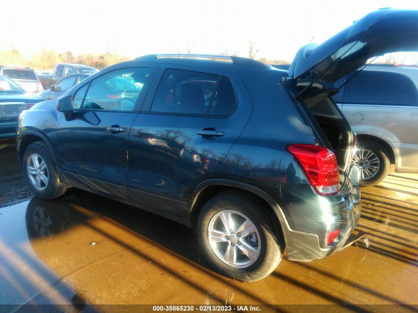 2022 CHEVROLET TRAX LT VIN: KL7CJPSM8NB532947