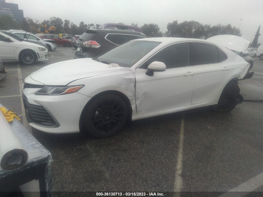 2022 TOYOTA CAMRY LE VIN: 4T1C11AK2NU002280