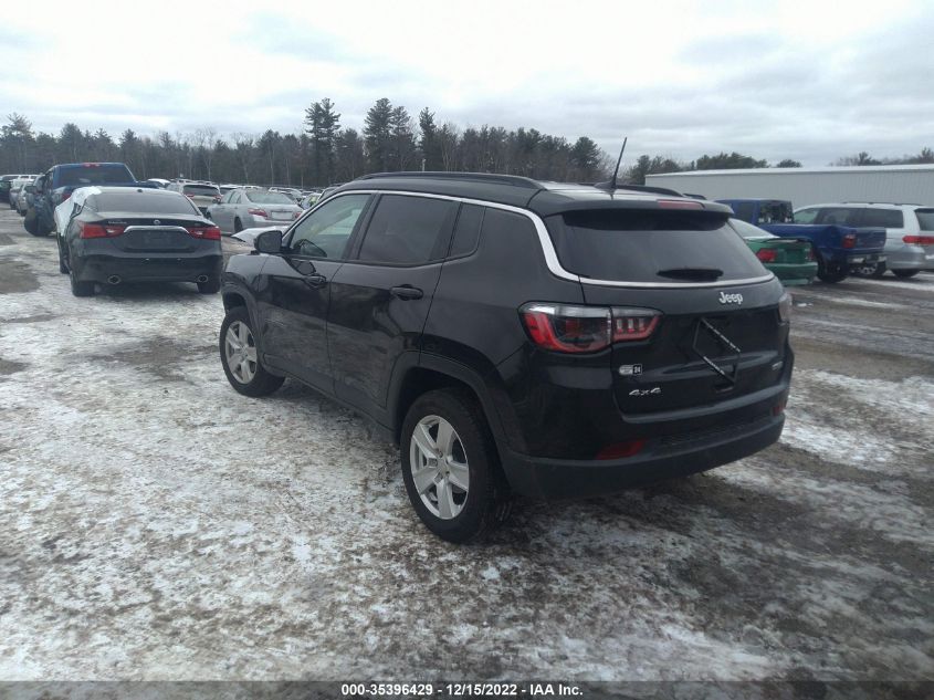 2022 JEEP COMPASS LATITUDE VIN: 3C4NJDBB6NT128987