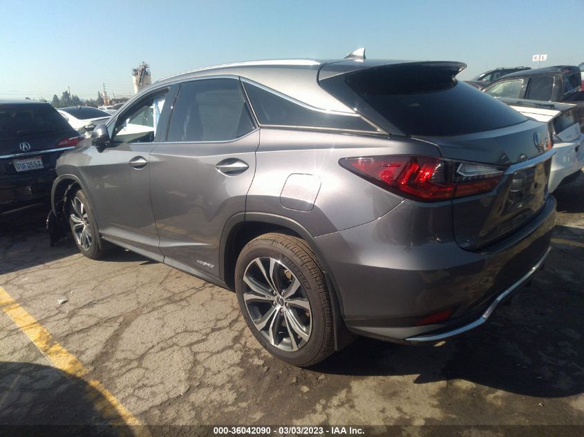 2022 LEXUS RX RX 450H VIN: 2T2HGMDA0NC089652