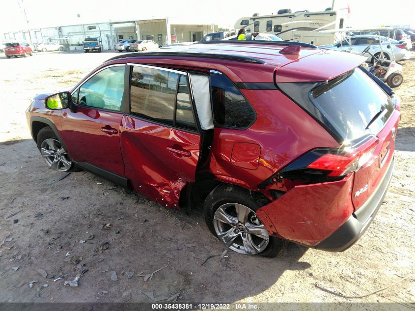 2022 TOYOTA RAV4 HYBRID XLE VIN: 4T3RWRFV0NU076849