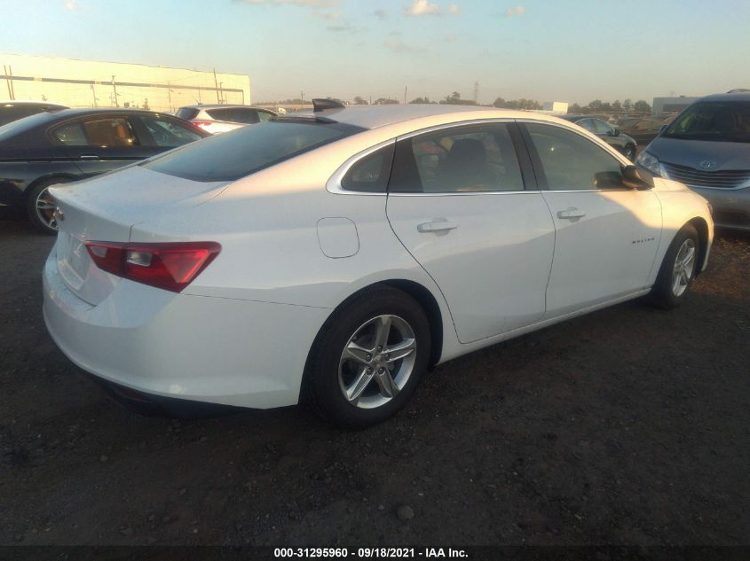 2021 CHEVROLET MALIBU LS VIN: 1G1ZB5ST8MF002693