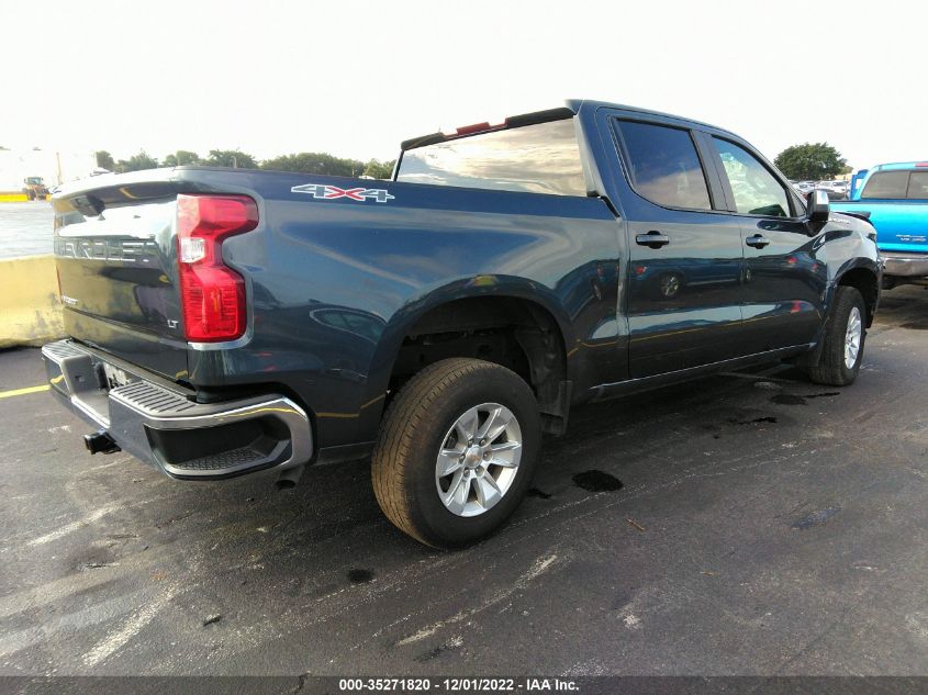 2021 CHEVROLET SILVERADO 1500 LT VIN: 1GCUYDEDXMZ241627