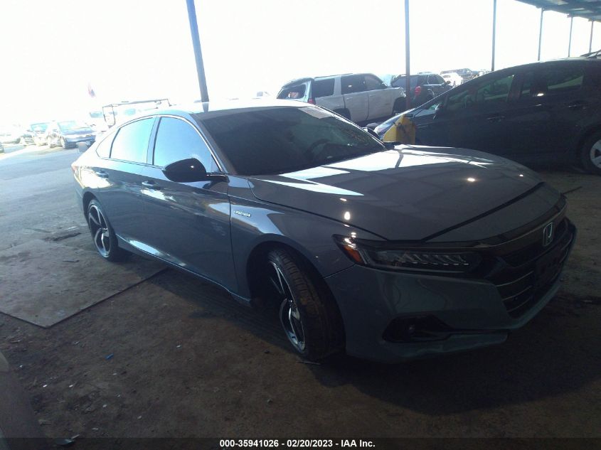2022 HONDA ACCORD HYBRID SPORT VIN: 1HGCV3F24NA045017